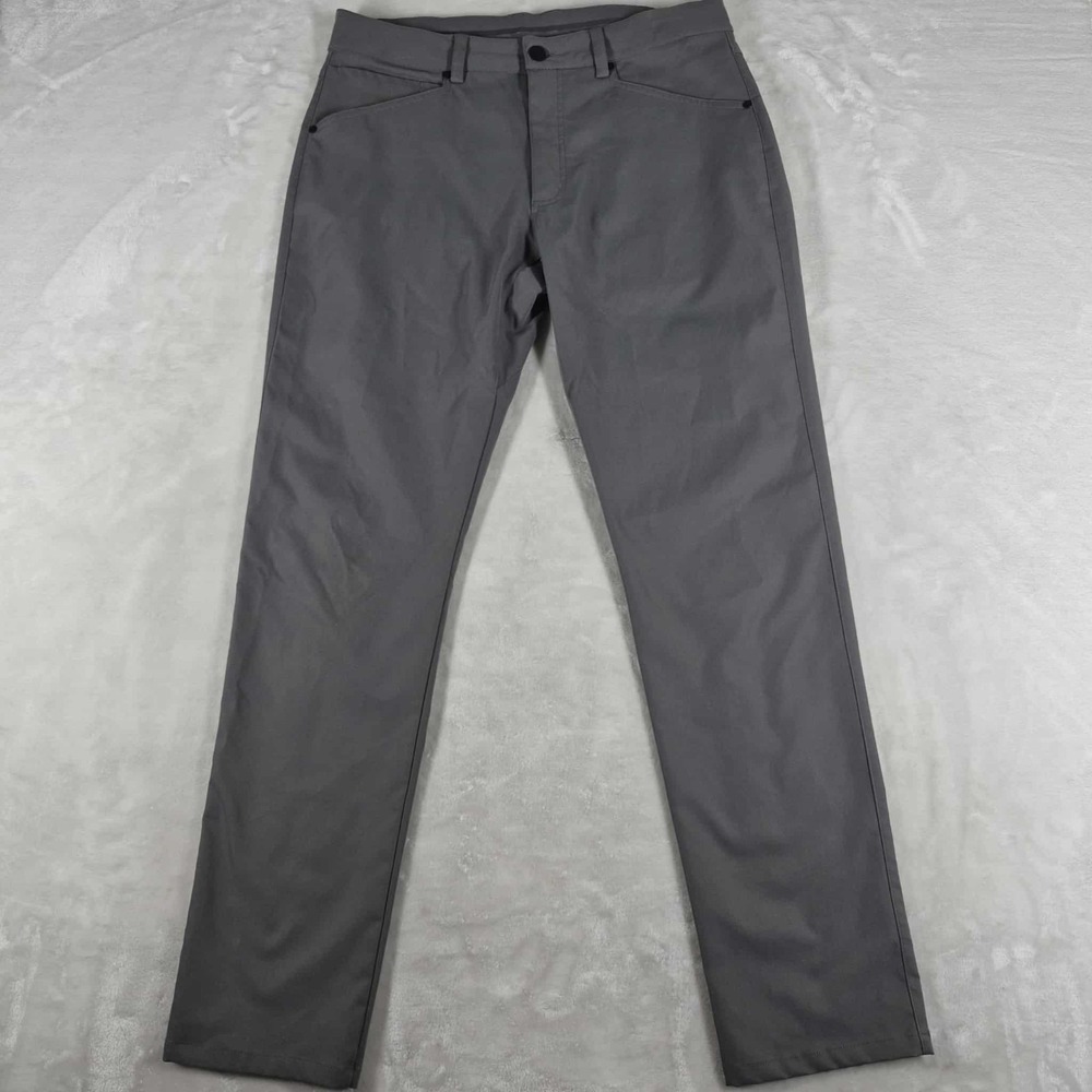 Myles Tour Pants Men's‎ Large Gray 32" Inseam Performance Stretch Casual Comfort